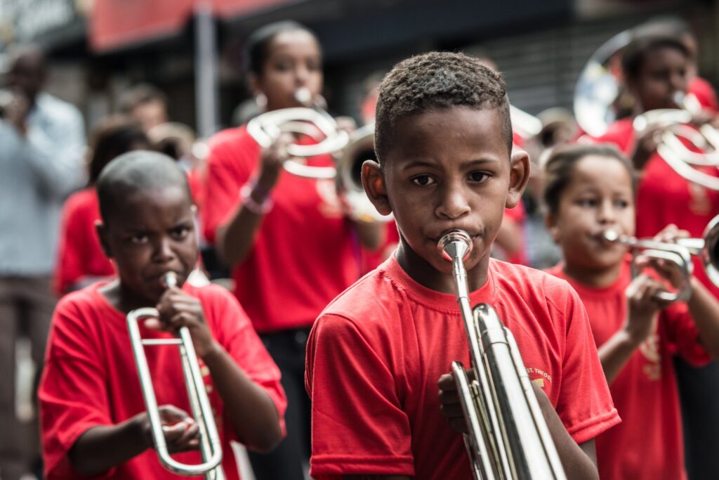 Fanfare band, Rio de Janeiro, Brazil